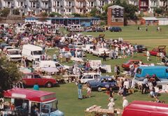 The last boot sale at The Central Cricket Ground (Priory Meadow) Hastings. c1992